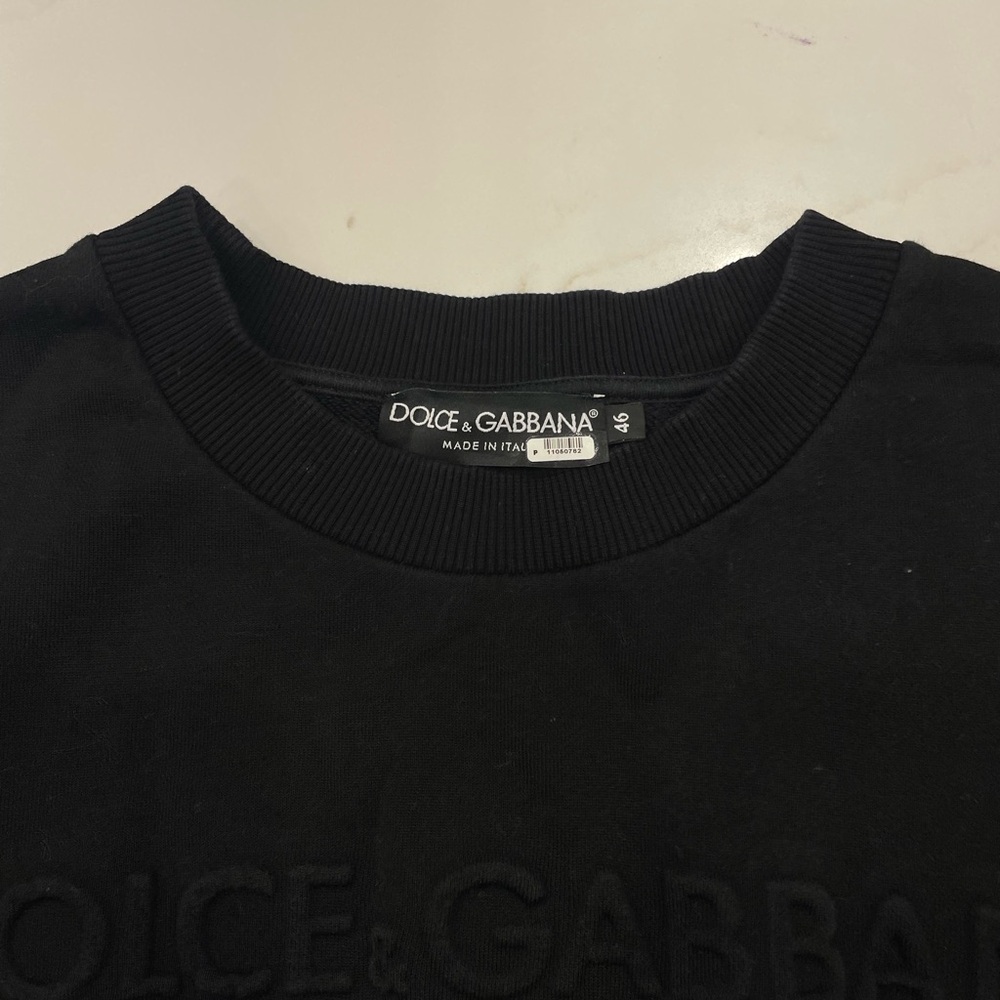 Dolce & Gabbana Men's Black Crewneck Sweater - Picture 2 of 3